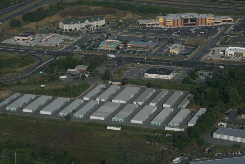 Aerial view of Route 37 Self Storage